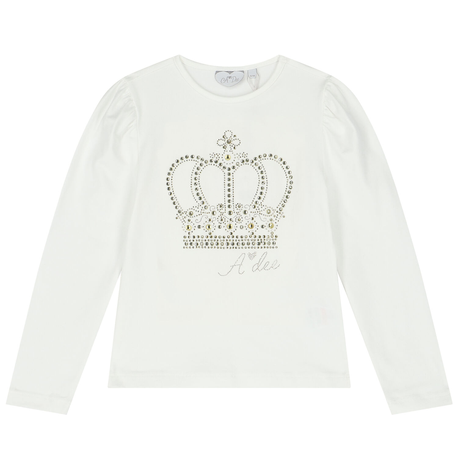 Girls White & Red Sequin Skirt Set, 1, hi-res image number null