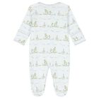 Baby Boys White Animals Babygrow, 1, hi-res