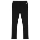 Girls Black Logo Leggings Set, 1, hi-res