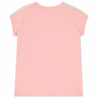 Girls Pink Logo T-shirt