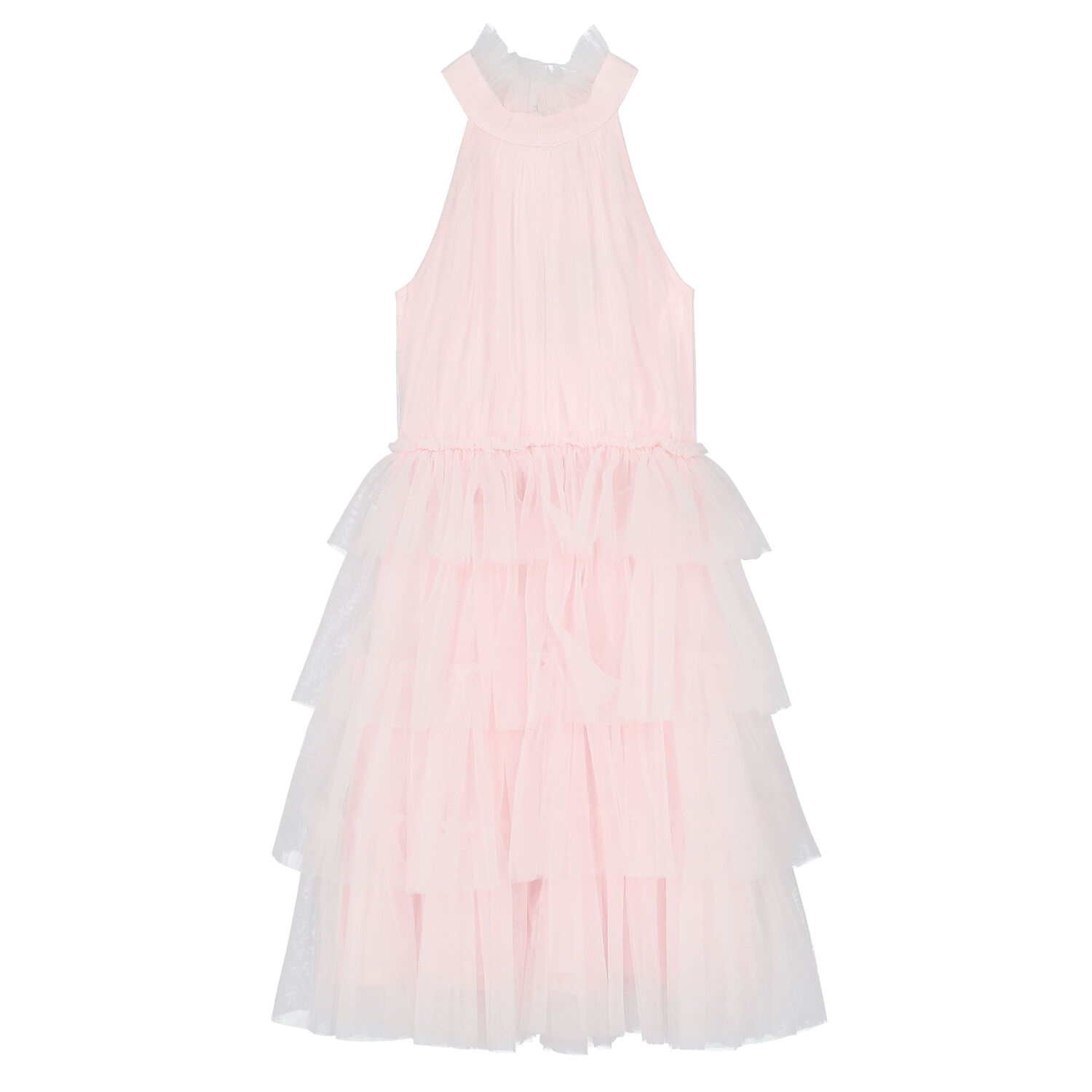 Girls Pink Tulle Dress, 1, hi-res image number null