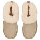 Girls Sand Tazzelle Suede Mules, 2, hi-res