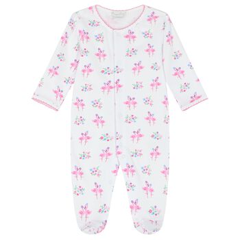 Baby Girls Flamingo Babygrow