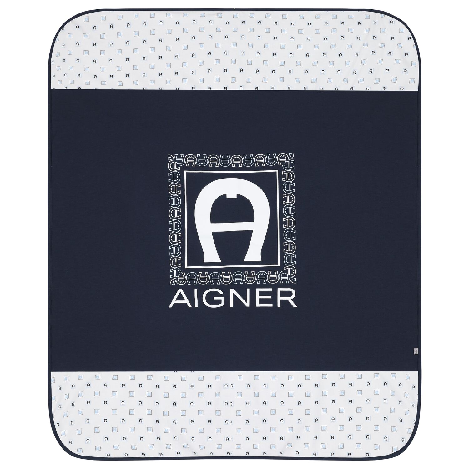 بطانية اولاد بالشعار باللون أزرق داكن للأطفال, 2, hi-res