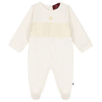 Ivory Logo Babygrow
