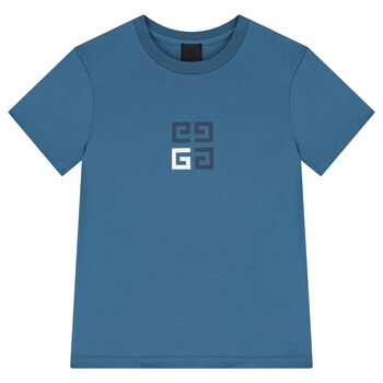 Boys Blue Logo T-Shirt