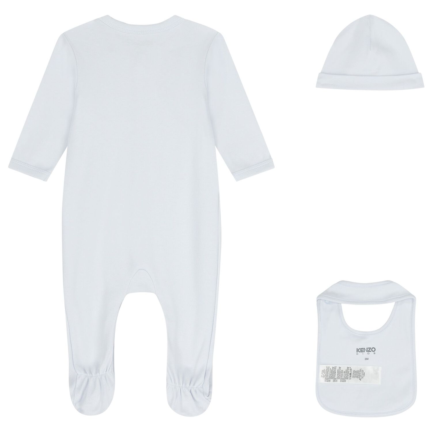 Baby Boys Blue Tiger Babygrow Gift Set, 1, hi-res