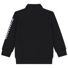 Boys Black Logo Sweatshirt, 1, hi-res