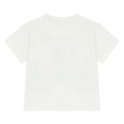 Younger Boys White Animals T-Shirt, 1, hi-res