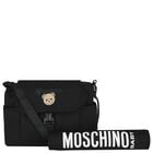 Black Teddy Bear Logo Baby Changing Bag ( 40CM ), 1, hi-res