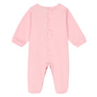 Pink & Gold Teddy Babygrow, 4, hi-res