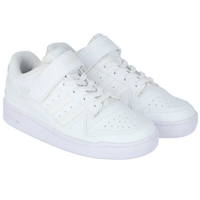 White Forum Low Trainers