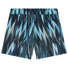 Boys Navy Blue & Blue Swim Shorts, 1, hi-res