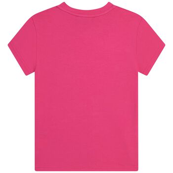 Girls Pink Logo T-Shirt