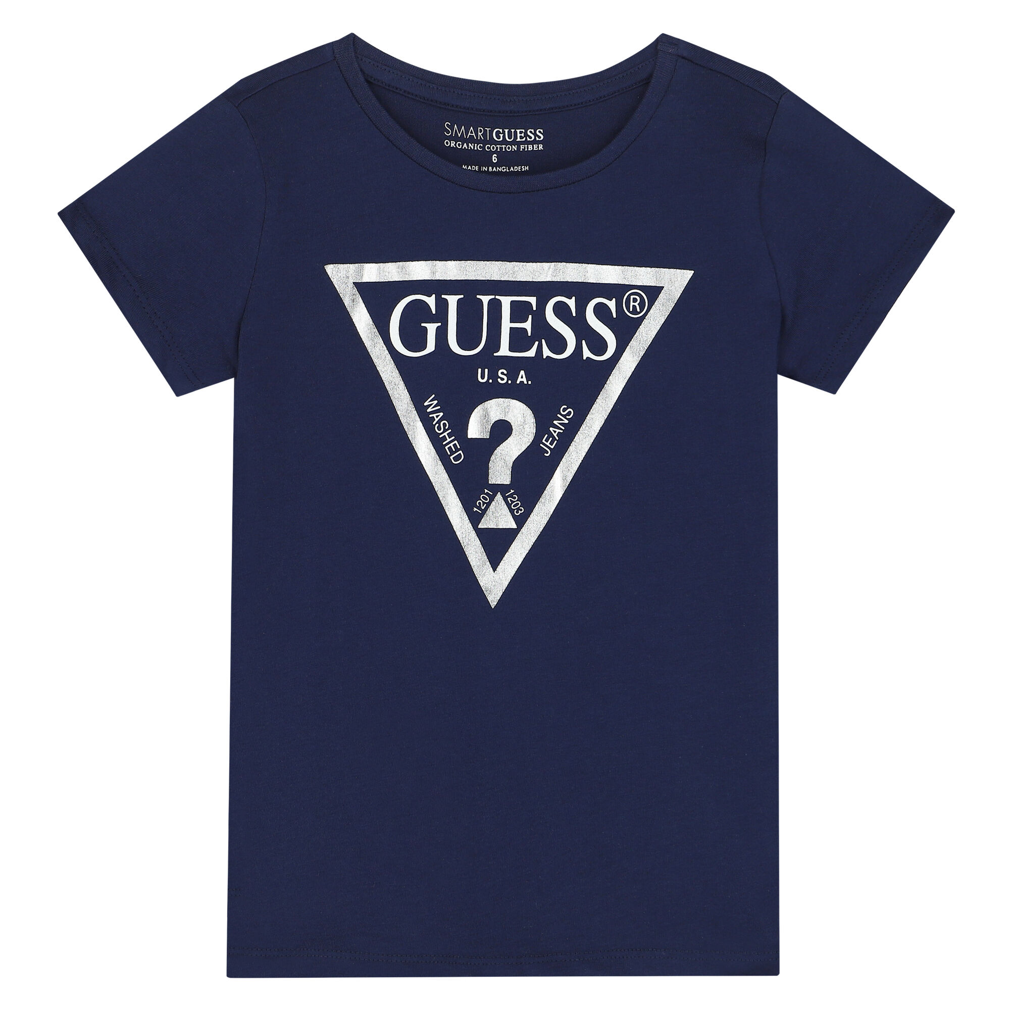 Girls navy clearance t shirt