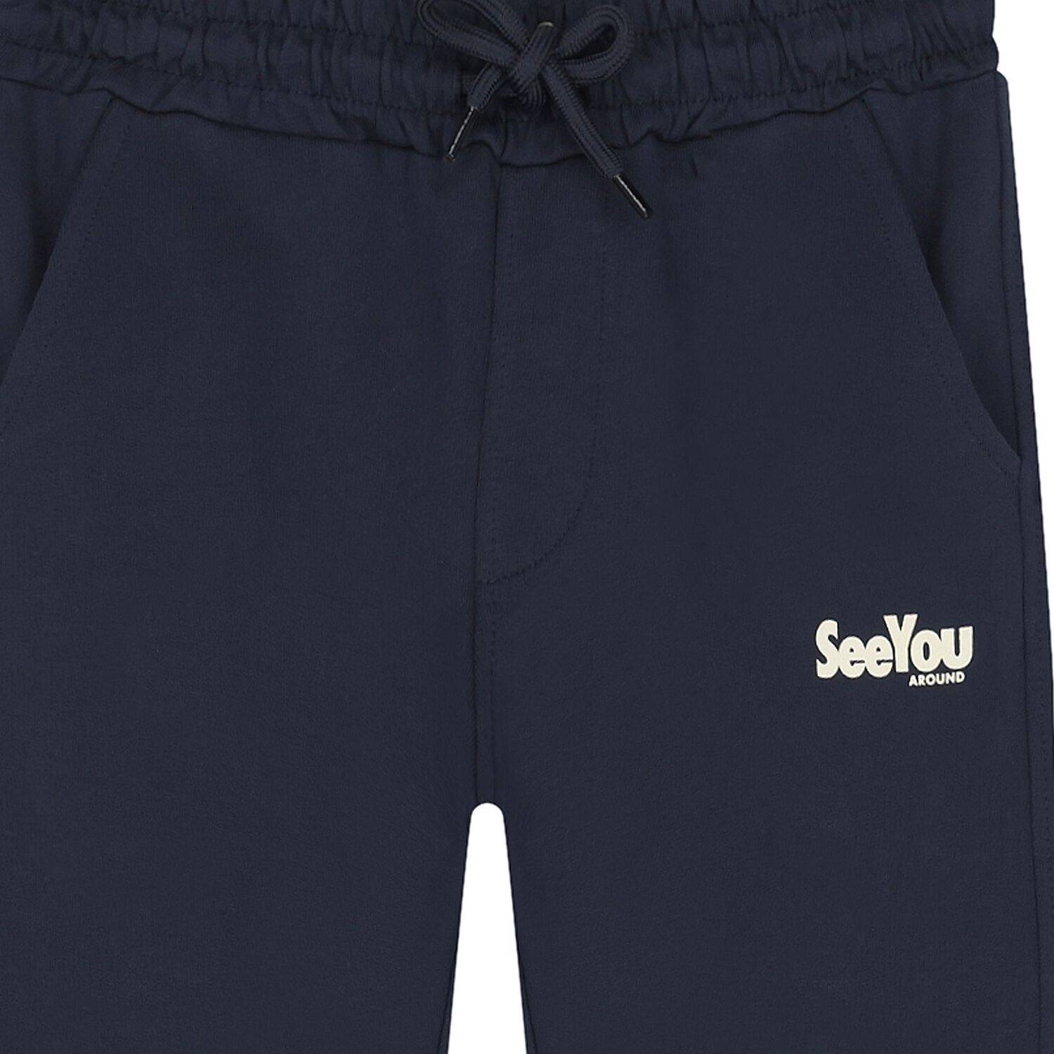 Boys Navy Blue Joggers, 1, hi-res