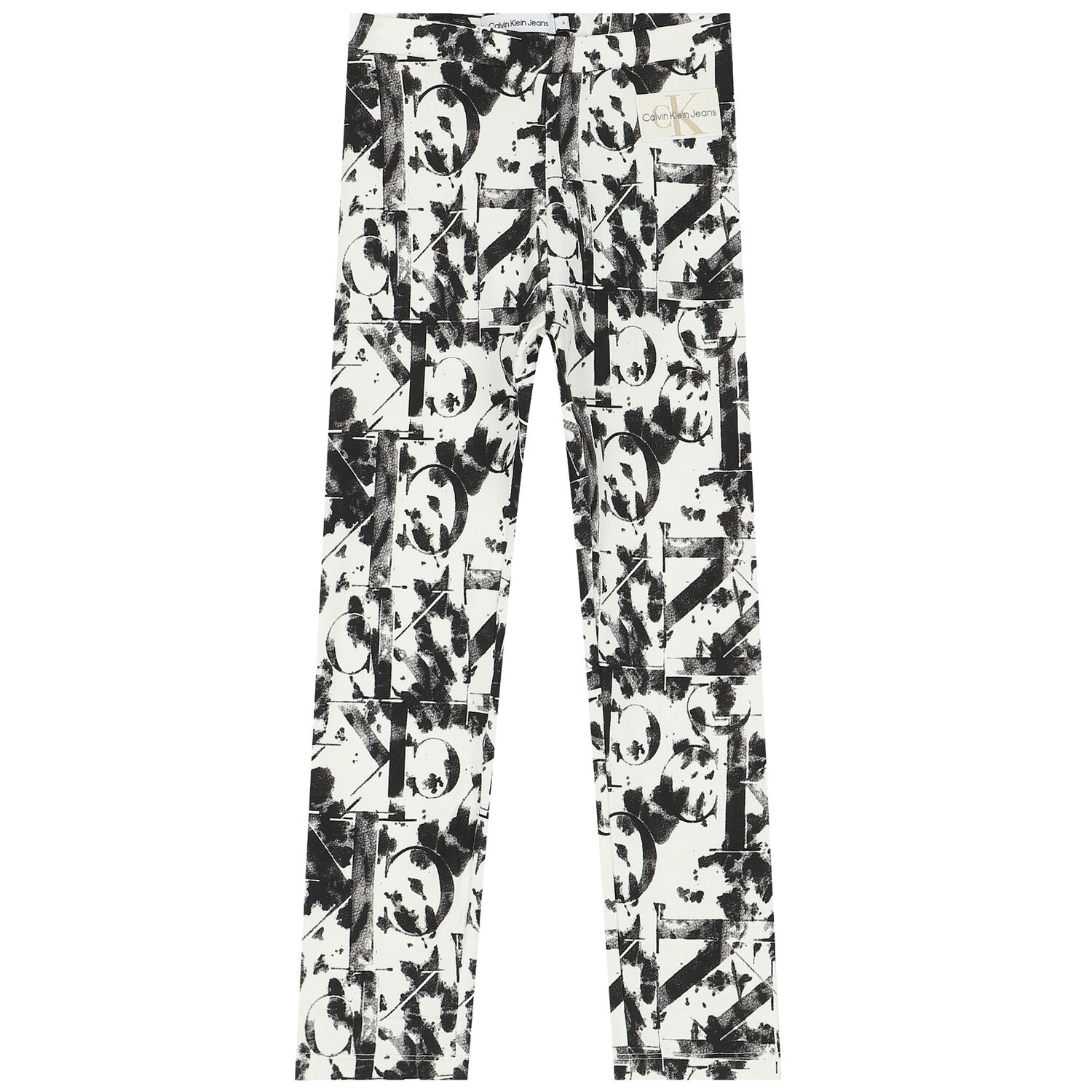 Girls Ivory Logo Leggings, 1, hi-res image number null