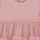 Younger Girls Pink Tulle Dress, 1, hi-res