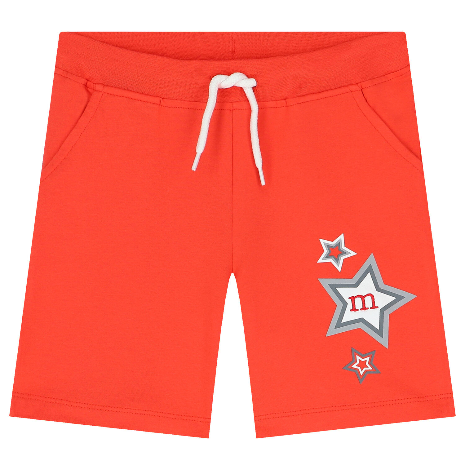 Boys Red Logo Shorts, 1, hi-res