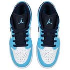 Blue & White Air Jordan 1 Low Trainers, 11, hi-res