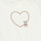 Baby Girls Ivory 2 Piece Babygrow, 2, hi-res
