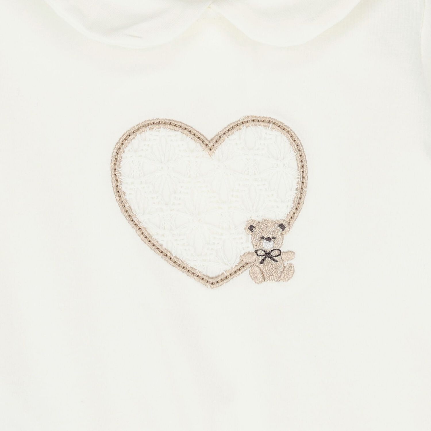 Baby Girls Ivory 2 Piece Babygrow, 2, hi-res