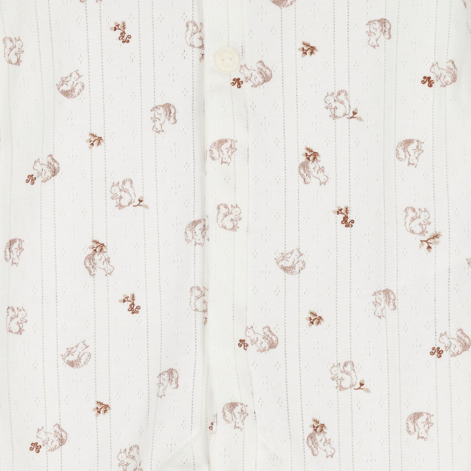 Ivory & Beige Squirrel Babygrow, 1, hi-res
