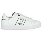 White Logo Trainers, 1, hi-res