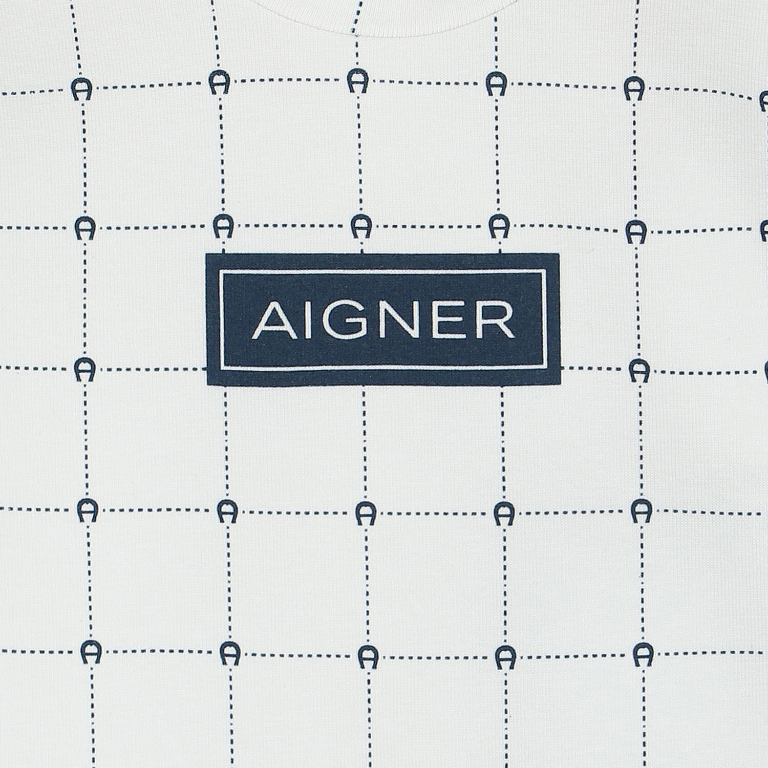 أفرول بالشعار باللون الكحلي والأبيض للأولاد, 1, hi-res