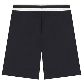 شورتات للأولاد باللون الكحلي بشعار