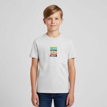 Boys Grey Logo T-Shirt