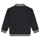 Boys Grey Varsity Jacket, 1, hi-res