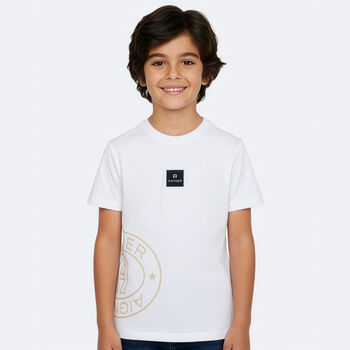 Boys White Logo T-Shirt