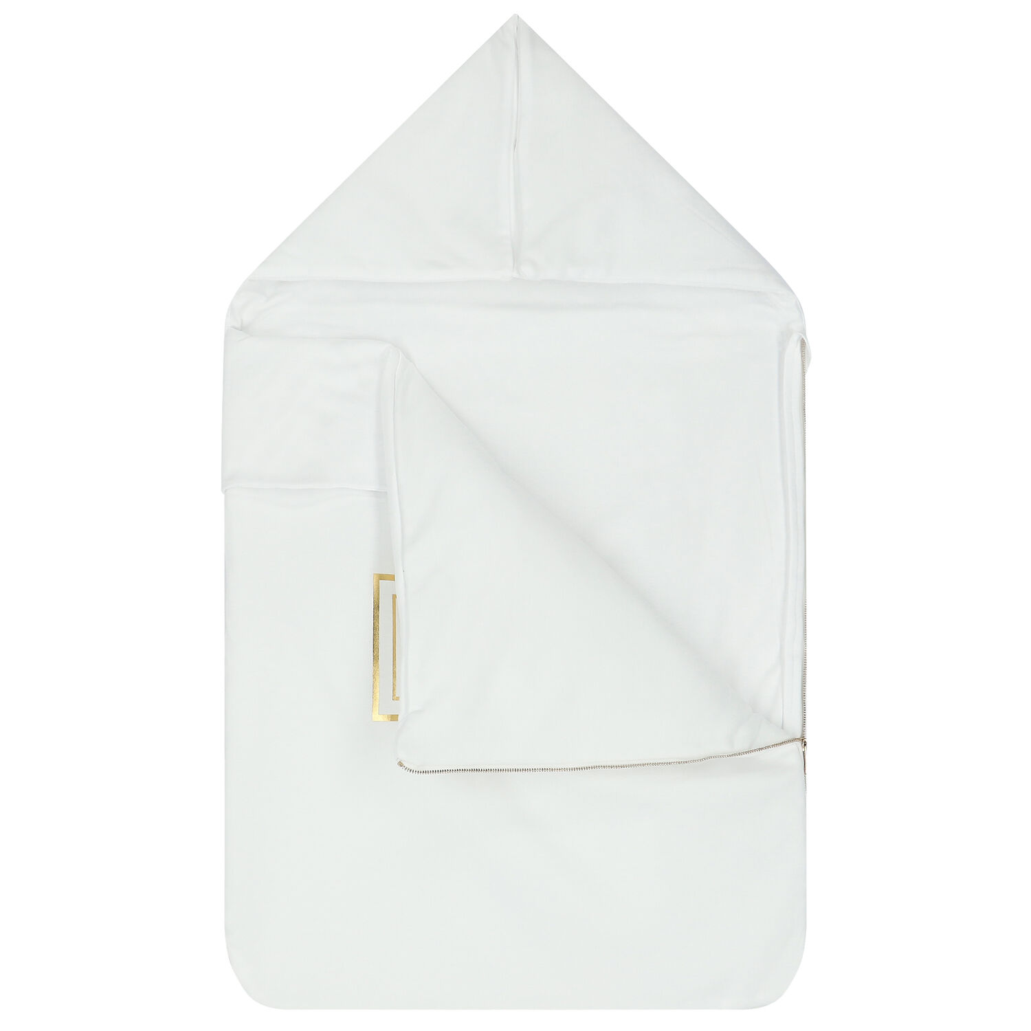 White & Gold Logo Baby Nest, 1, hi-res image number null