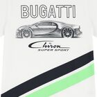 تيشيرت أولاد بالشعار باللون الأبيض, 1, hi-res