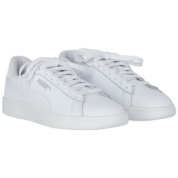 White Logo Trainers