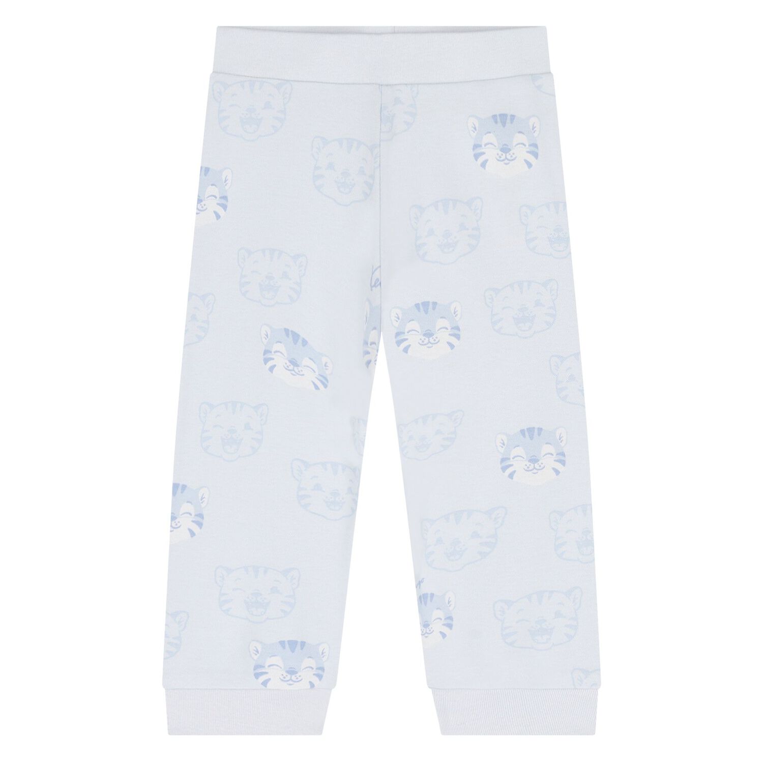 Younger Boys Blue Tiger Logo Joggers Set, 1, hi-res