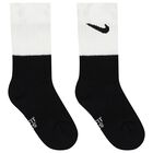 Boys White, Black & Grey Logo Socks ( 6-Pack ) , 1, hi-res