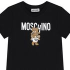 Black Teddy Bear Logo T-Shirt, 6, hi-res