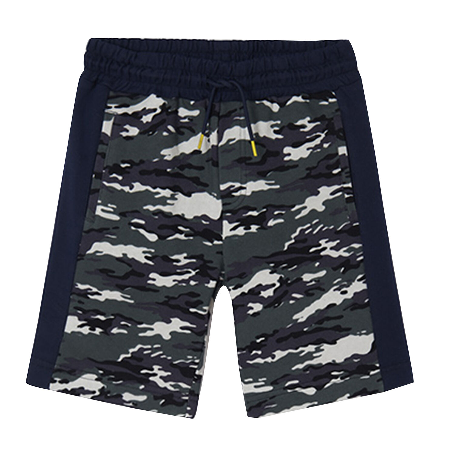 Boys Navy Camouflaged Shorts, 1, hi-res image number null