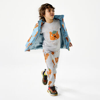 Boys Grey Squirrel Sweatshirt