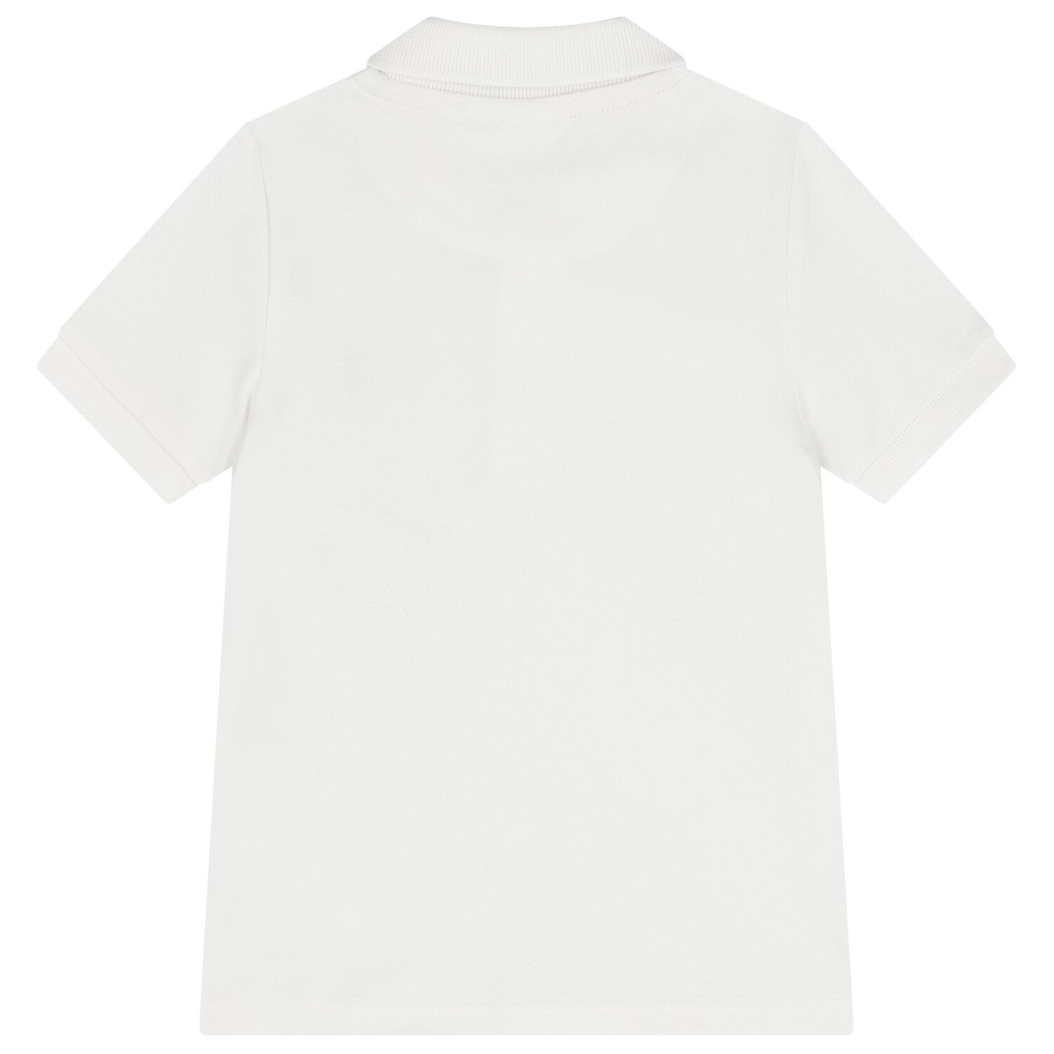 Boys Mini Me White Logo Polo Shirt, 2, hi-res