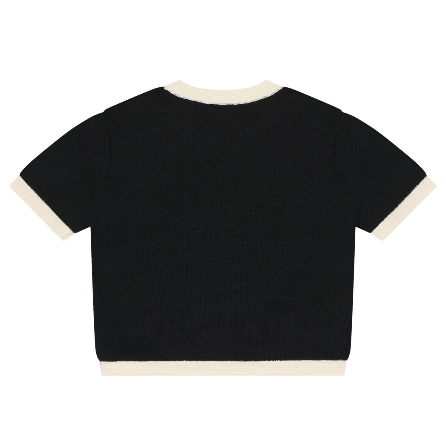 Girls Black & Beige Trousers Set, 1, hi-res