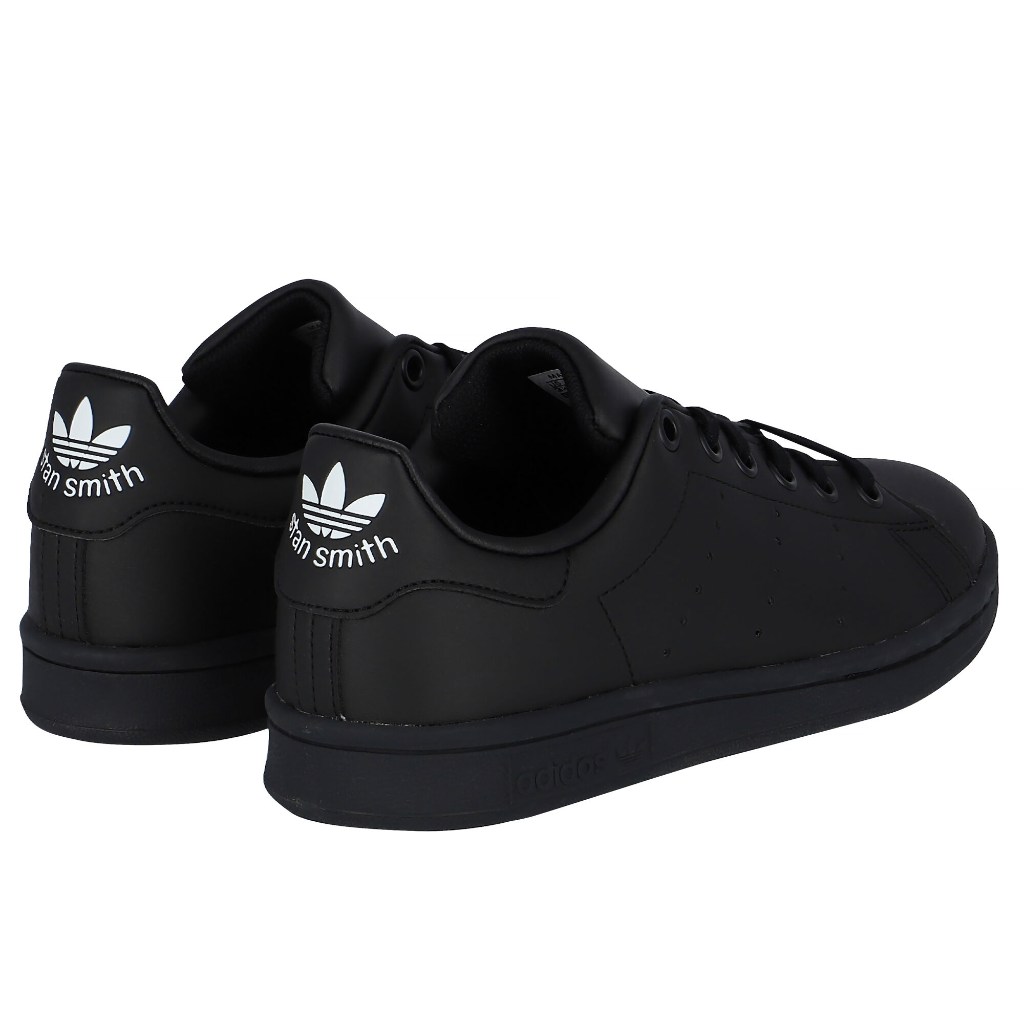 Adidas Kids Black Stan Smith Trainers Junior Couture