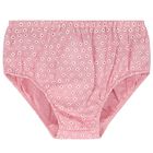 طقم بنات فستان وربطة رأس باللون الوردي, 1, hi-res