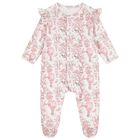 Baby Girls White & Pink Africa Babygrow Gift Set, 1, hi-res