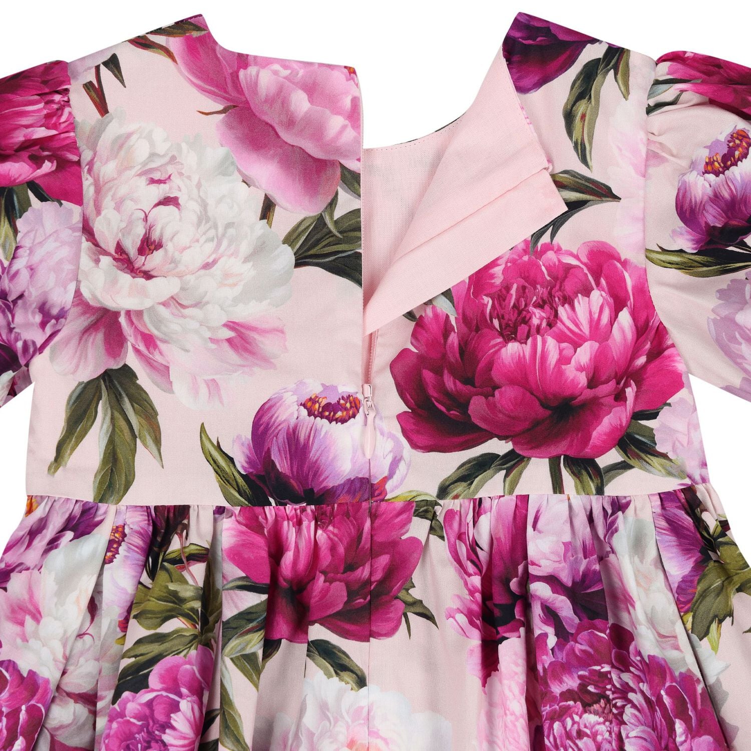 Baby Girls Pink Peony Dress Set, 1, hi-res