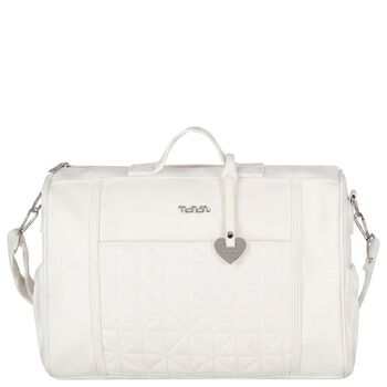 Ivory Quilted Baby Changing Bag ( 32cm )