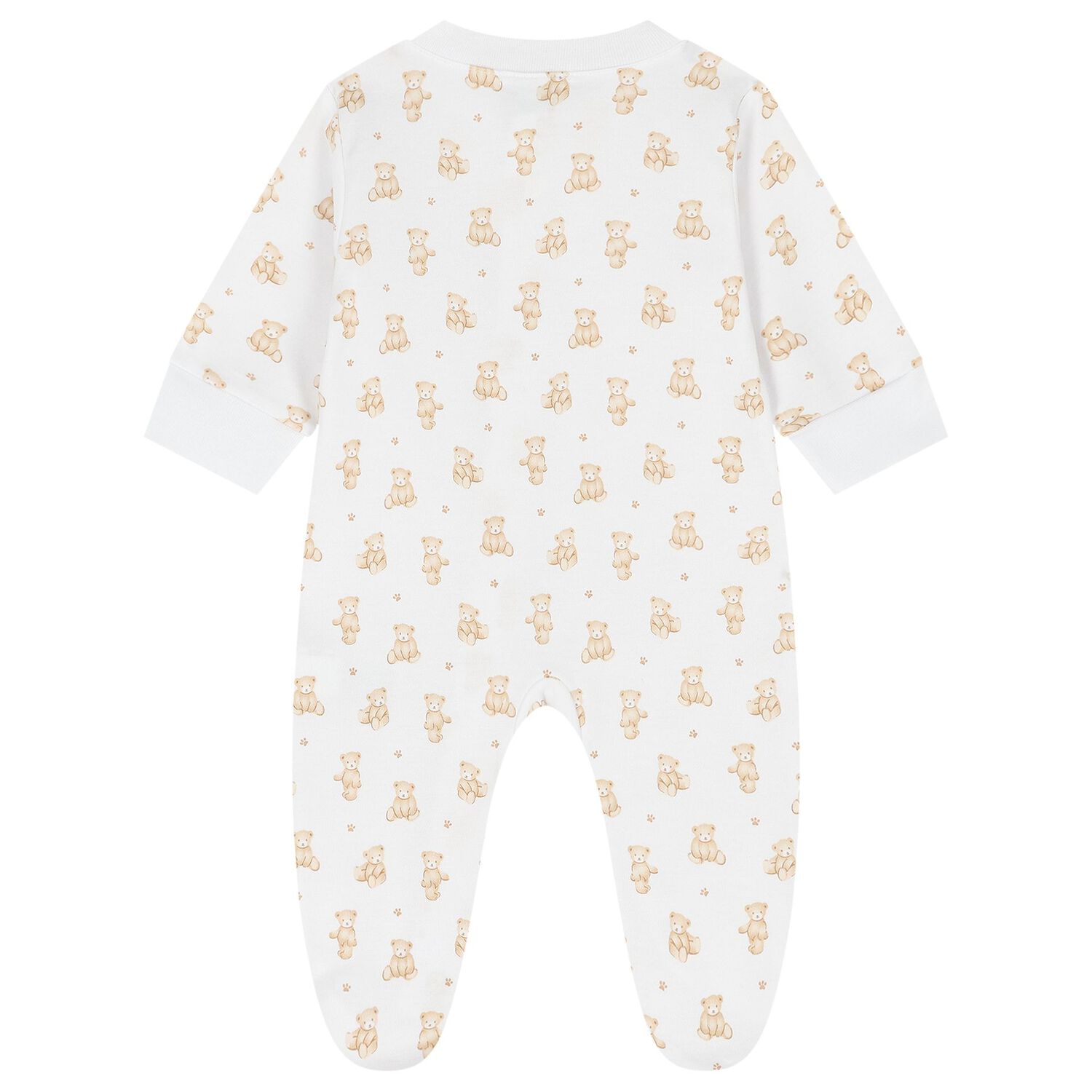 White Teddy Bear Babygrow Gift Set, 1, hi-res