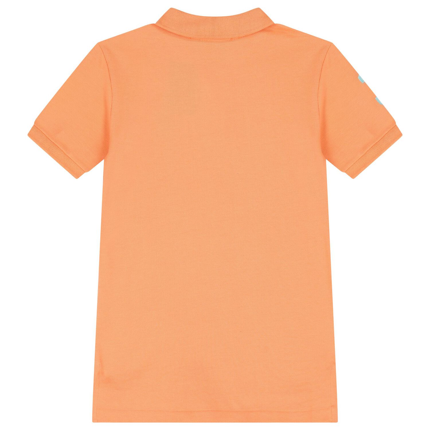 Boys Orange Logo Polo Shirt, 2, hi-res